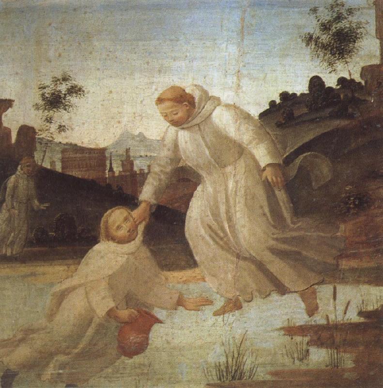 BARTOLOMEO DI GIOVANNI St.Placid's Rescue Sweden oil painting art